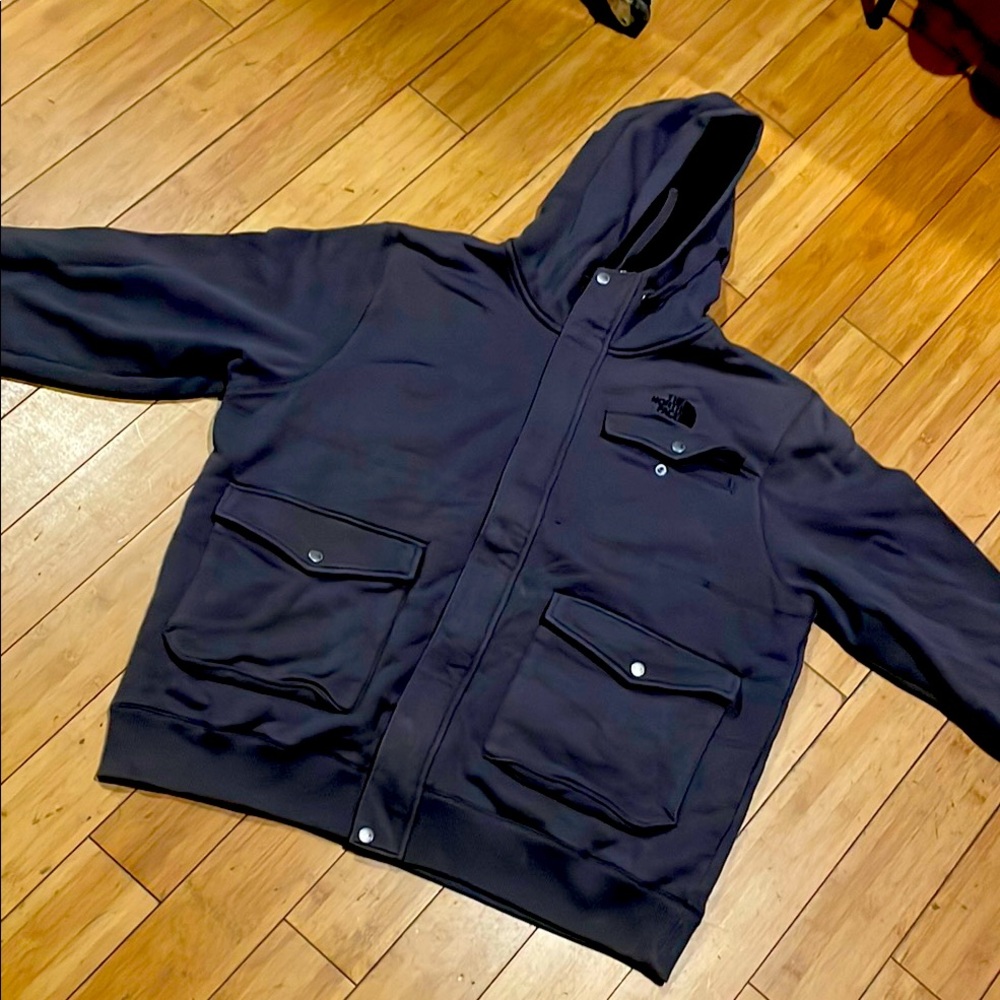 The North Face Men's Navy Hooded Jacket